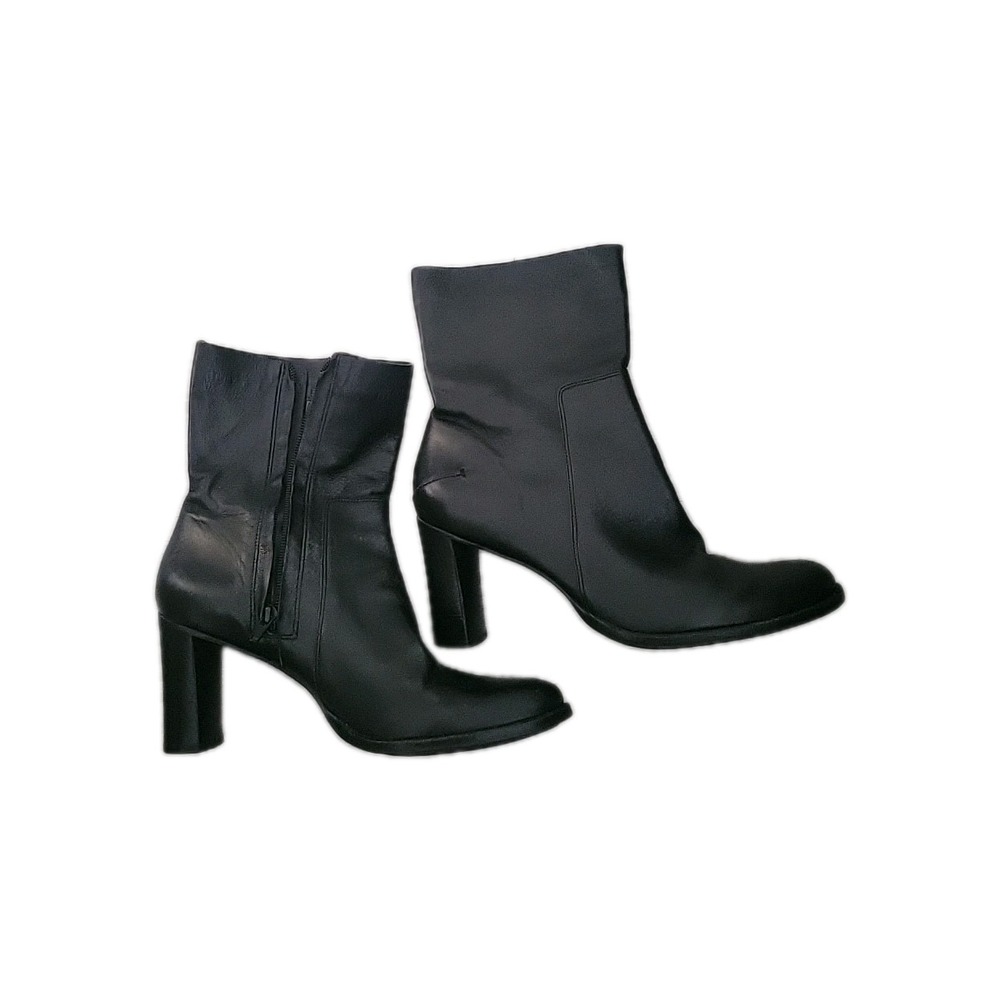 UFIZI 8 black faux leather‎ ankle boots Fall Comfort Officecore Sexy Designer